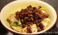 Method of making Sichuan style whistle noodles
