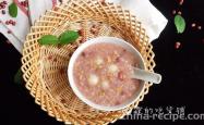 How to make red bean dumpling sugar Congee
