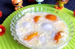 The recipe for making egg mash soup