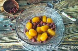 The method of making red bean taro balls