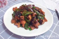 The method of braised shiitake mushrooms