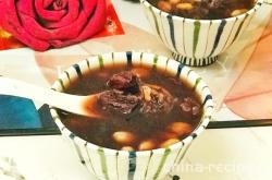 How to make red dates and black rice porridge