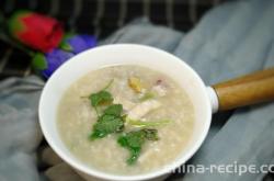 How to make oyster squid Congee