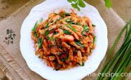 Exclusive recipe for stir frying river shrimp with chives