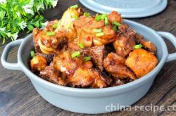 The recipe for braised beer chicken nuggets