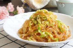 The recipe for spicy vermicelli dishes