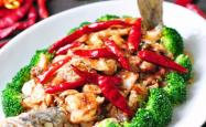 The recipe for spicy sea bass