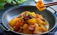 The method of stewing winter melon vermicelli with pork