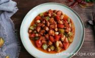 Home style Kung Pao chicken with Sichuan flavor