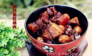 The practice of tiger skin quail eggs and Braised pork belly