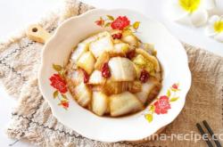 The recipe for vinegar soaked Chinese cabbage