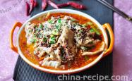 The traditional method of boiling beef in water