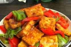 The method of stir frying crispy tofu