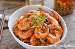How to make Sauteed Shrimps with onion