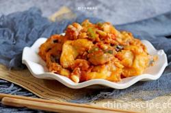 The recipe for sweet and sour eggplant
