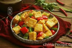 The recipe for taking a bite of tofu with oyster sauce