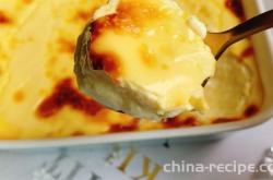 The recipe for creamy caramel pudding