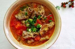 The recipe for tomato beef rolls