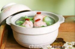 Recipe for Shrimp Smooth Silk Melon Fresh Soup