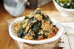 The method of making cold stir fried bok choy