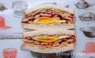 The recipe for Japanese style chicken breast meat and egg sandwich