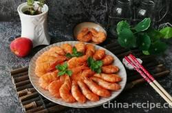 Method for making shrimp with pepper flavor without water