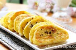 Practice of fried Mantou slices with eggs
