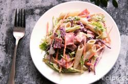 The recipe for macaroni salad