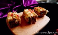 The recipe for seaweed and meat floss bread rolls