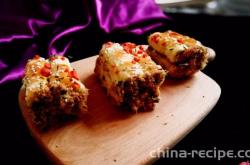 The recipe for seaweed and meat floss bread rolls