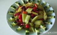 The method of making sour, spicy, sweet and sour cucumber strips