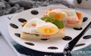 The recipe for the egg sandwich