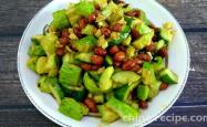 Method of mixing peanuts with cucumber