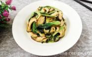 Method for making cold mixed vegetables and mushrooms