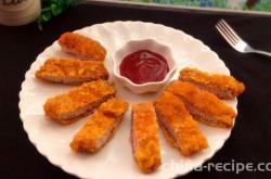 The method of making crispy golden fried pork chops