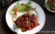 The recipe for grilling chicken legs with black pepper
