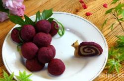 The recipe for Purple Potato Yam Cheese Balls