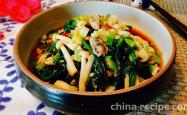 The recipe for oysters and spinach