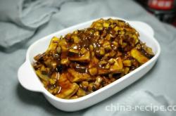 The method of braising tofu with shiitake mushrooms