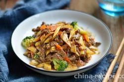 Recipe for Black Pepper Beef and Pleurotus eryngii