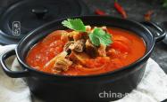 The recipe for tomato beef stew