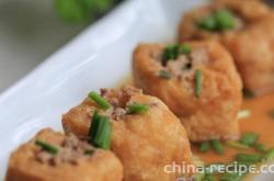 How to brew meat with Oily bean curd