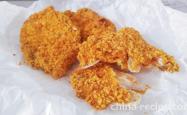 The recipe for making crispy chicken cutlets in an oven