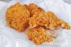 The recipe for making crispy chicken cutlets in an oven