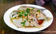 The method of steaming white pomfret