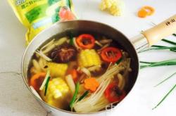 The recipe for low-fat mushroom soup