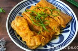 The method of making tofu skin with meat