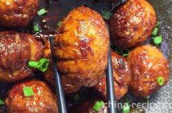 The recipe for beer braised eggs