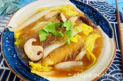 The method of stewing vermicelli with Chinese cabbage