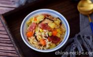Method of Stewed Rice with Potato Sausage